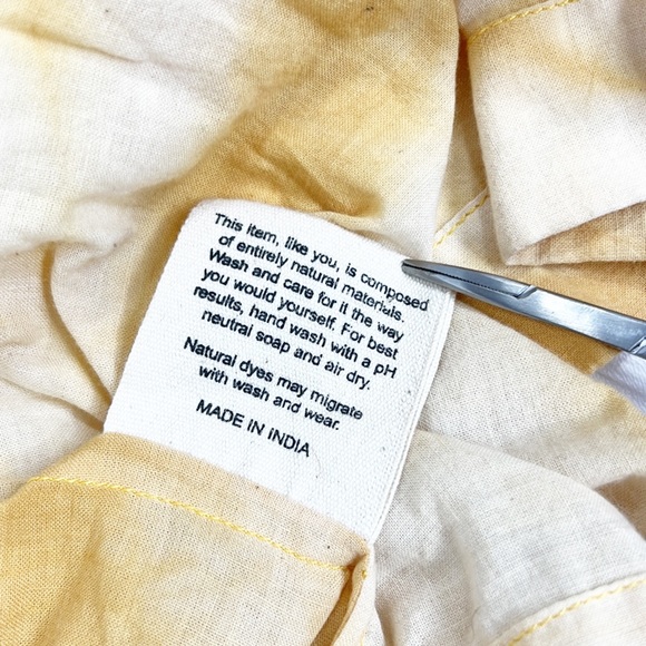 Story mfg. Mon Tie Dye Tie Back Top - Picture 6 of 16